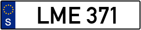 Truck License Plate